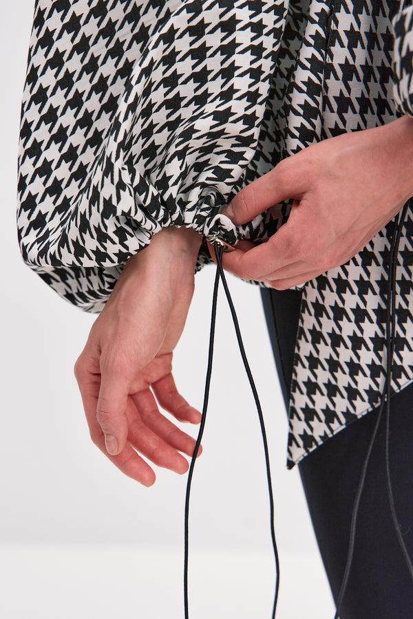 Monosuit BOLERO Sleeves Herringbone Pattern