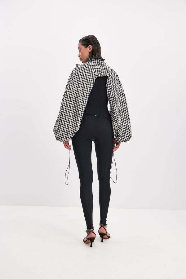 Monosuit BOLERO Sleeves Herringbone Pattern