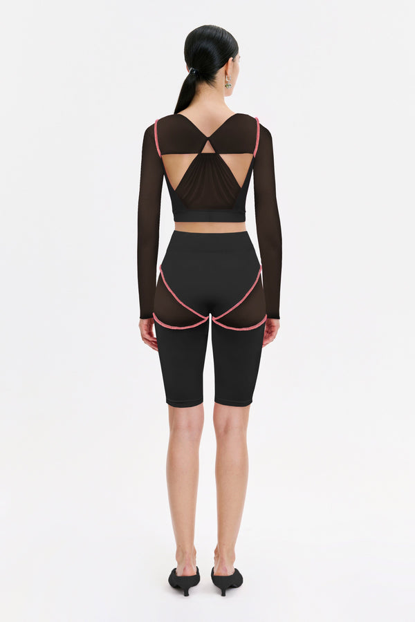Monosuit CROPTOP Erratic Black
