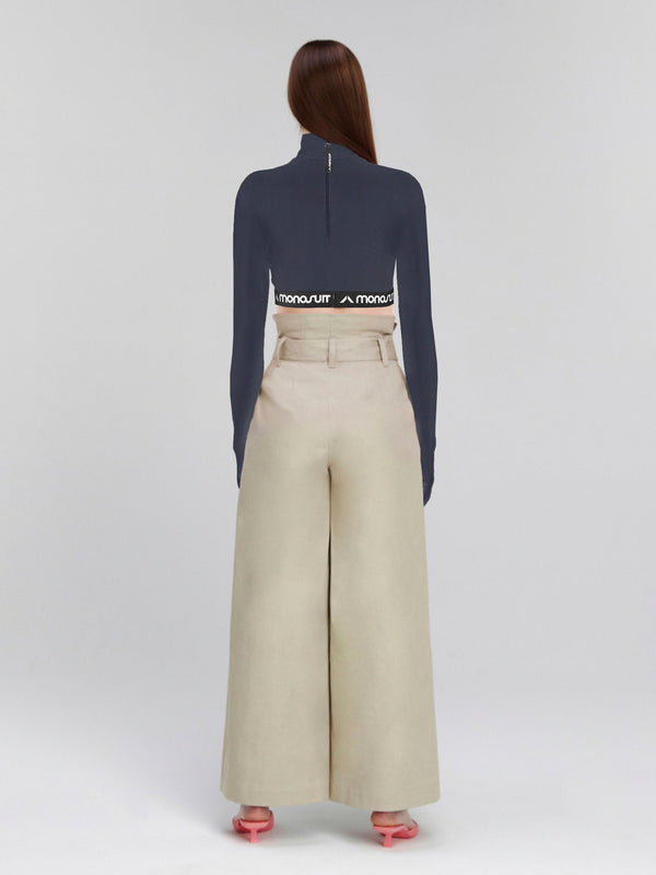 Monosuit CROPTOP Gloves Black