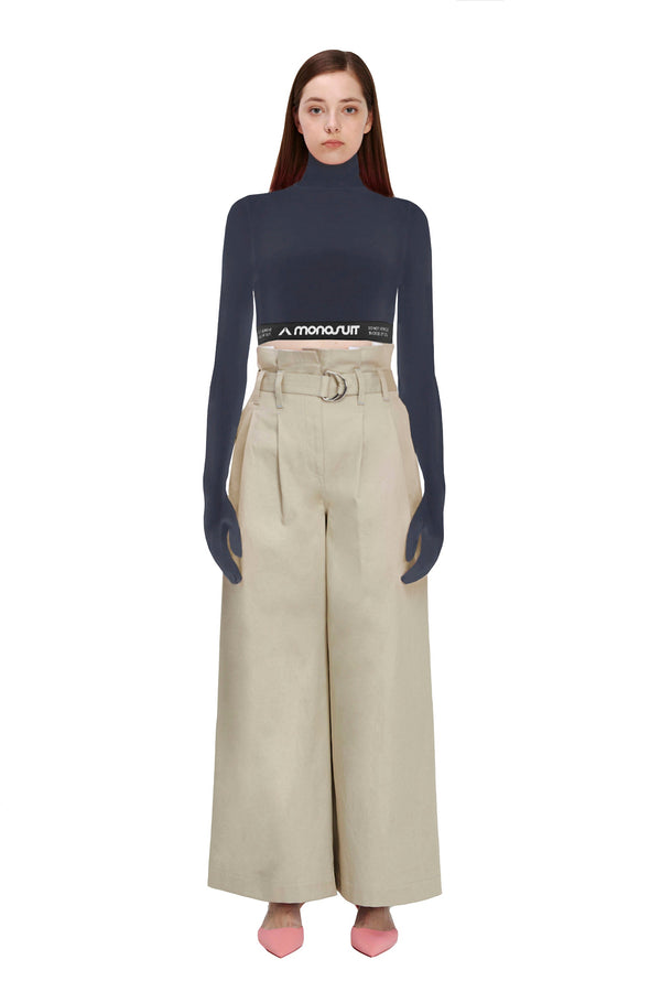 monosuit CROPTOP Gloves Black