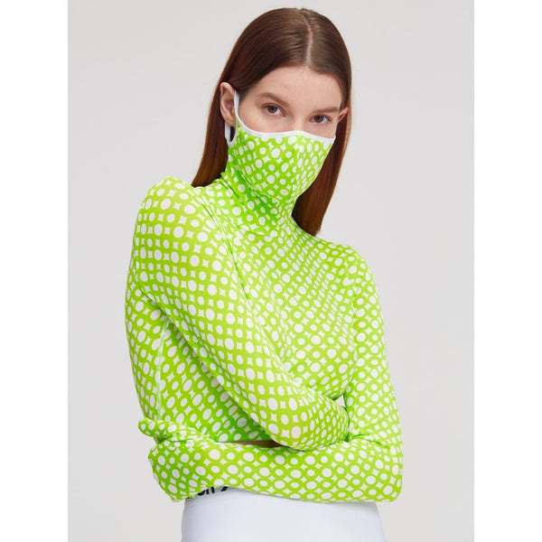 Monosuit CROPTOP Mask Ring Lime