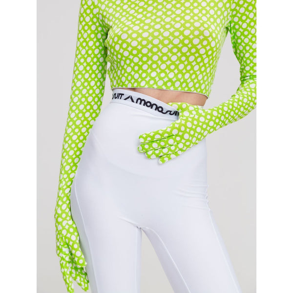 Monosuit CROPTOP Mask Ring Lime