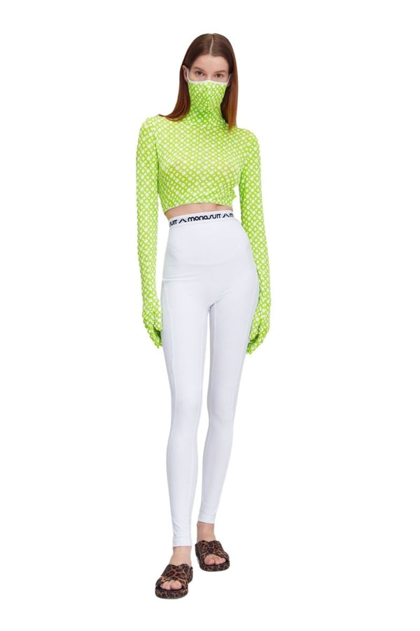 monosuit CROPTOP Mask Ring Lime