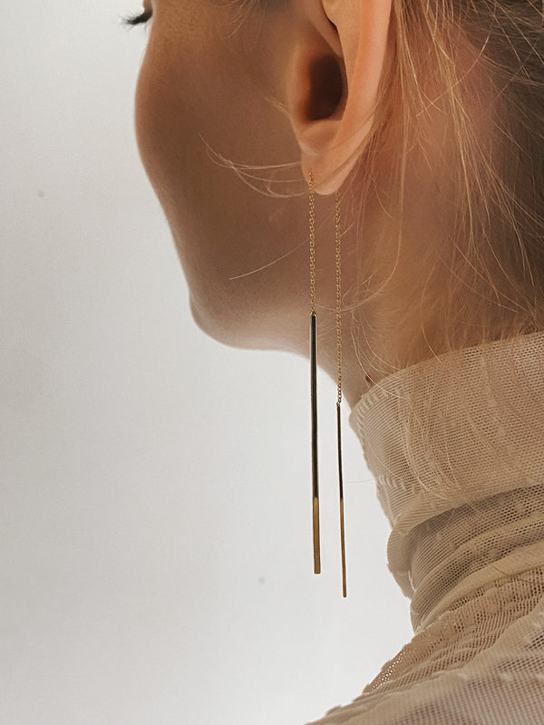 Monosuit EARRINGS Long Gold