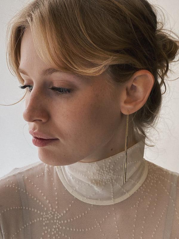 Monosuit EARRINGS Long Gold