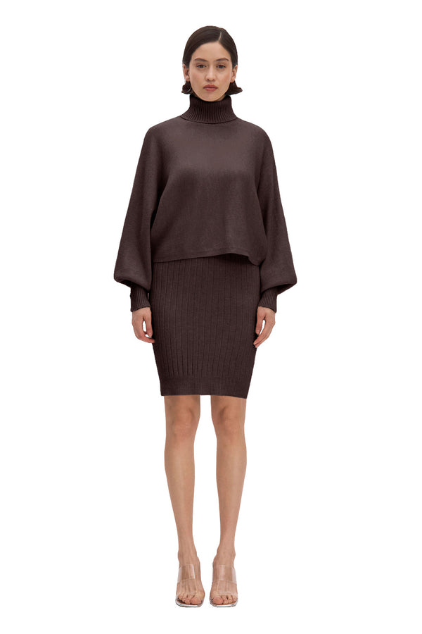 monosuit Set Sweater & Dress Stellar Harmony Brown