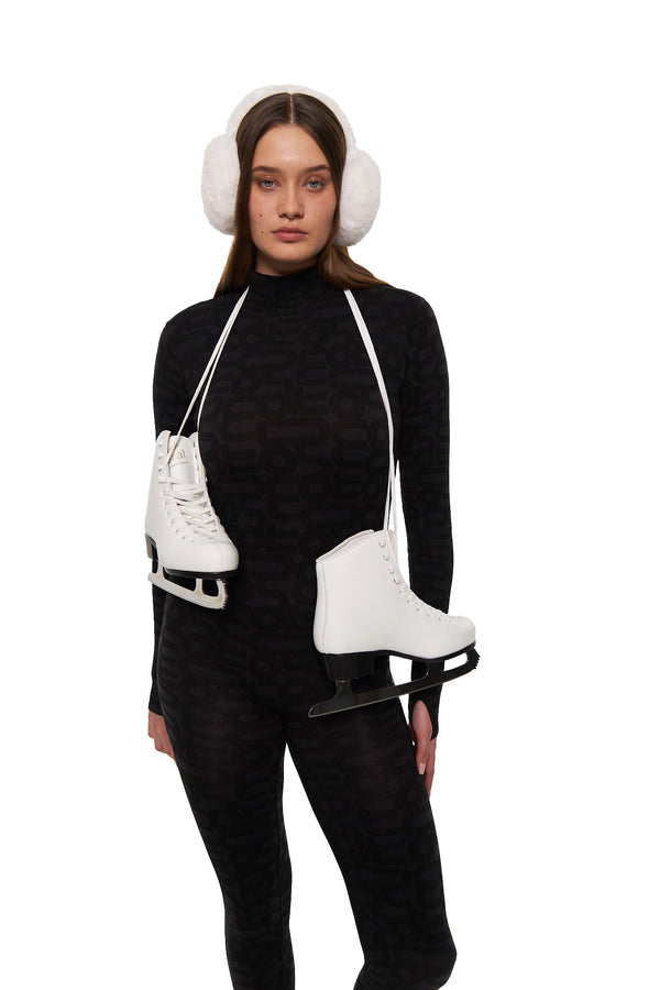 monosuit White Faux Fur Earmuffs