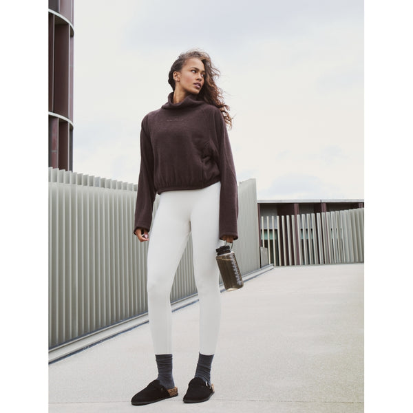 Moonchild Yoga Wear Anorak Pile Jacket - Walnut Brown