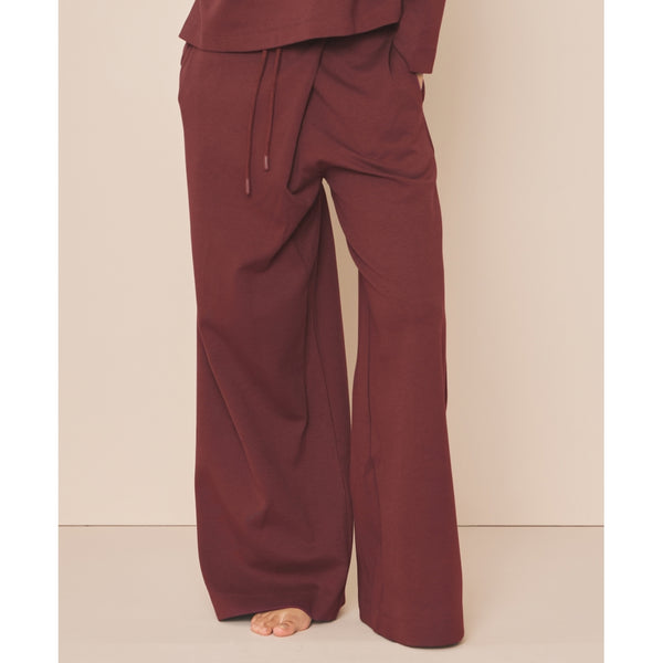 moonchild yoga wear Moonchild Box Sweatpants - Burgundy