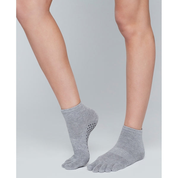 Moonchild Yoga Wear Moonchild Grip Socks - High Rise - Heather Grey