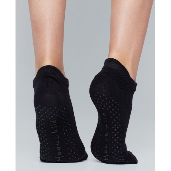 Moonchild Yoga Wear Moonchild Grip Socks - Low Rise - Onyx Black