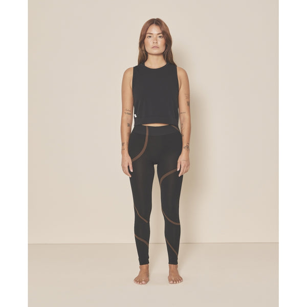 Moonchild Yoga Wear Box Tank Top - Black