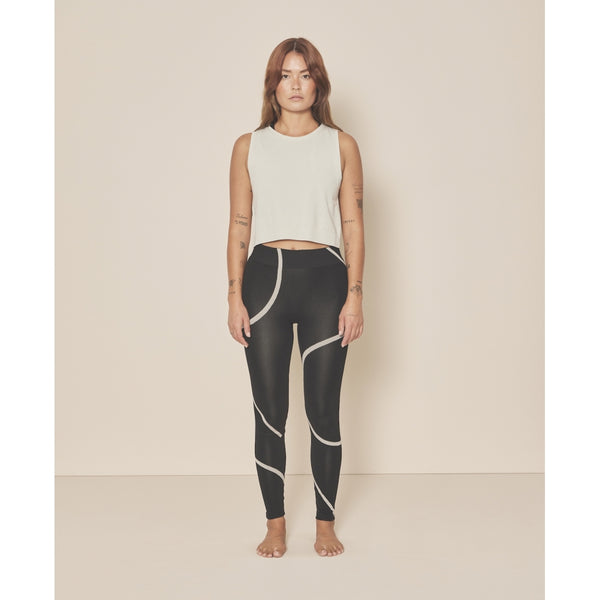 Moonchild Yoga Wear Box Tank Top - Pumice