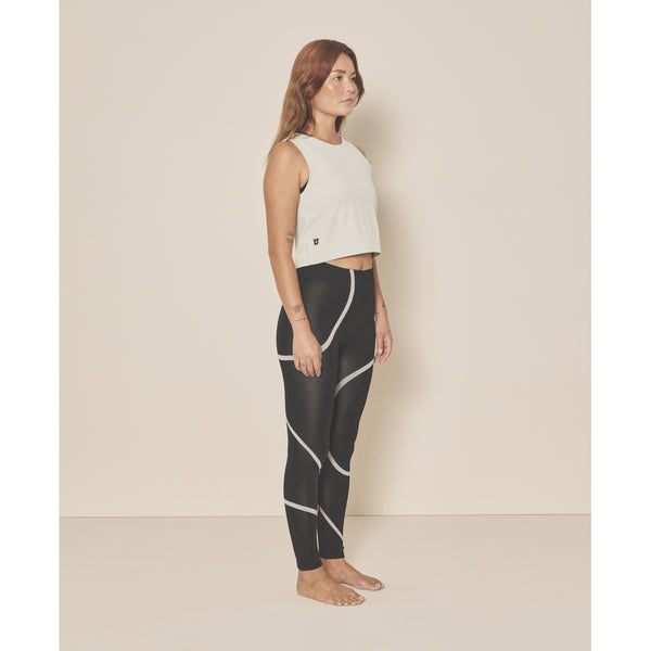 Moonchild Yoga Wear Box Tank Top - Pumice