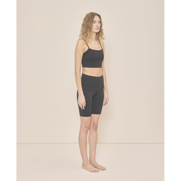 Moonchild Yoga Wear Lunar Luxe Bra Top - Black Iris