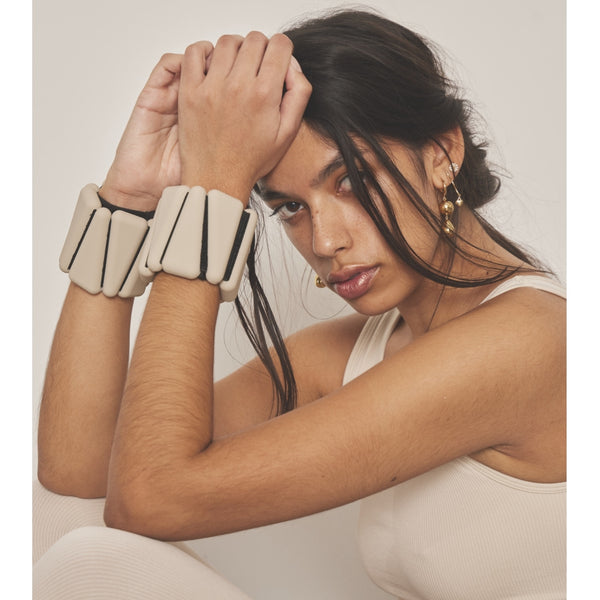 Moonchild Yoga Wear Moonchild Weight Bangles - Sand