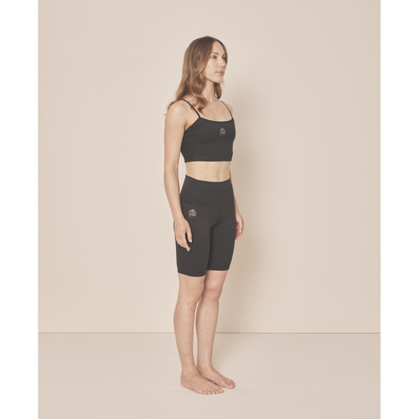 Moonchild Yoga Wear Moonflower Bra Top - Black