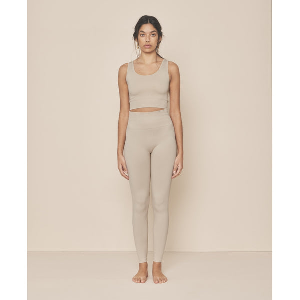 moonchild yoga wear Soft Rib Seamless Legging - Rain