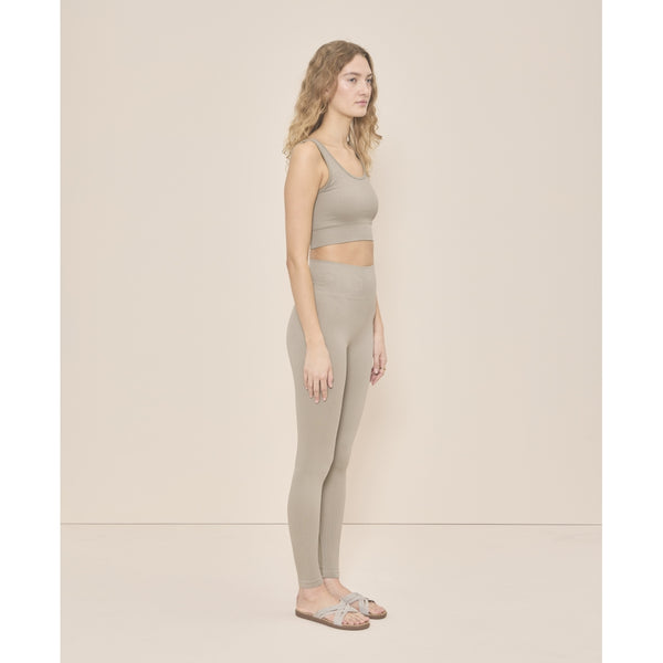 Moonchild Yoga Wear Soft Rib Seamless Legging - Vintage Khaki