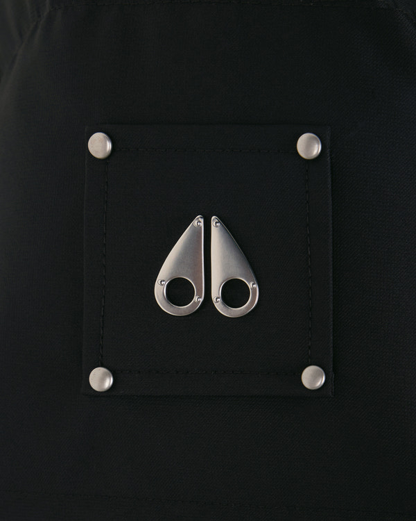 Moose Knuckles CLOUD SHEARLING BOMBER JACKET BLACK/BLACK