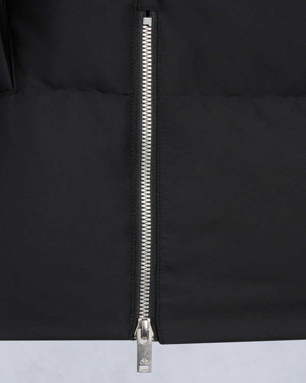 Moose Knuckles CLOUD SHEARLING TRIM 3Q JACKET BLACK/BLACK