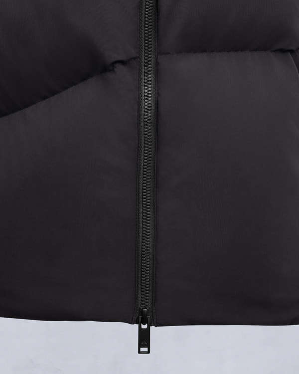 Moose Knuckles COOPER LAKE SHEARLING TRIM PARKA BLACK/BLACK