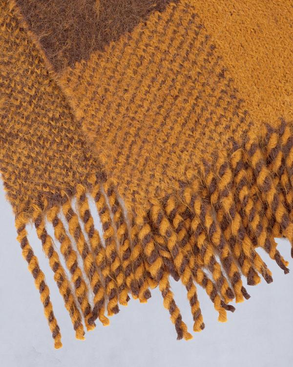 Moose Knuckles CORINA KNIT SCARF BUTTERSCOTCH/ESPRESSO