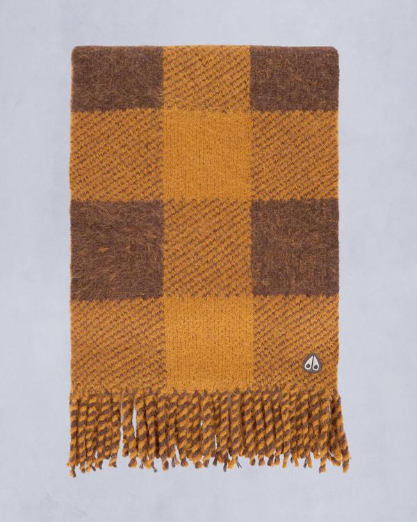 Moose Knuckles CORINA KNIT SCARF BUTTERSCOTCH/ESPRESSO