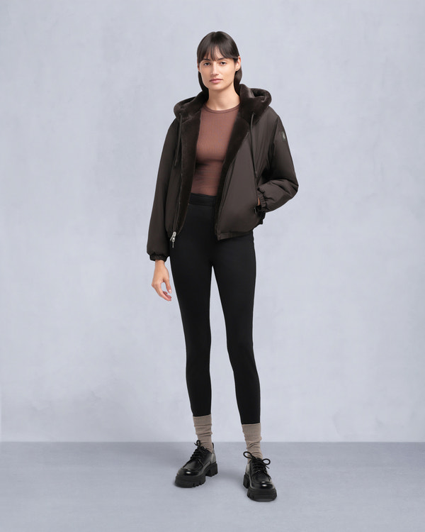 moose knuckles EATON REVERSIBLE BUNNY ESPRESSO/ESPRESSO