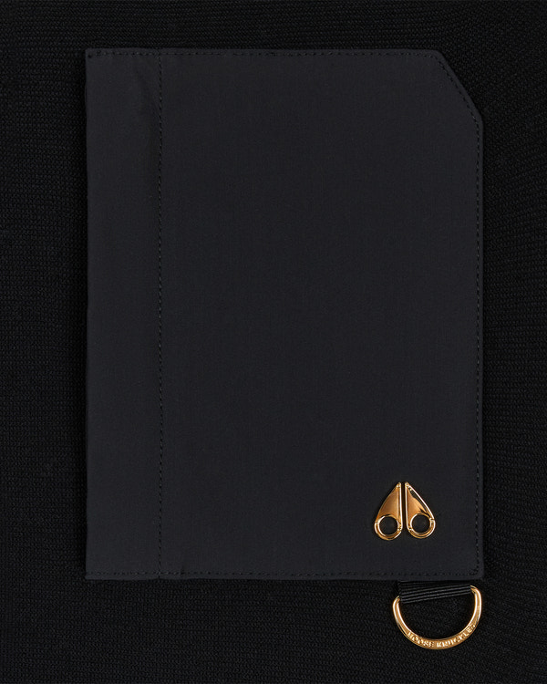 Moose Knuckles GOLD SERIES ELOWAN FULL-ZIP SWEATER BLACK