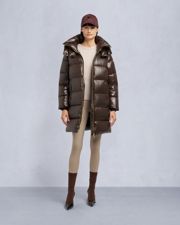 moose knuckles GOLD SERIES MOONSTONE PARKA JACKET ESPRESSO