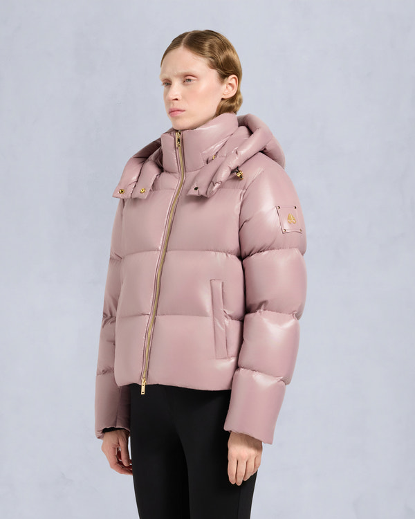 Moose Knuckles GOLD SERIES MOONSTONE PUFFER JACKET MAUVE