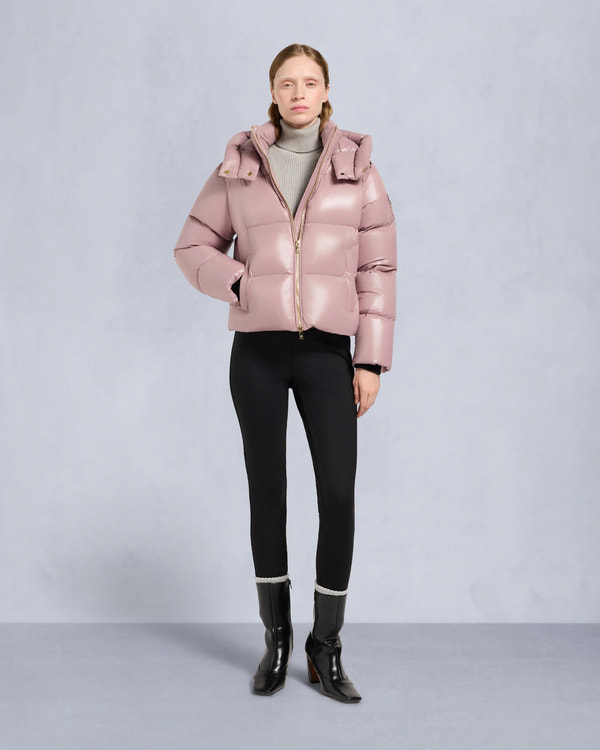 moose knuckles GOLD SERIES MOONSTONE PUFFER JACKET MAUVE