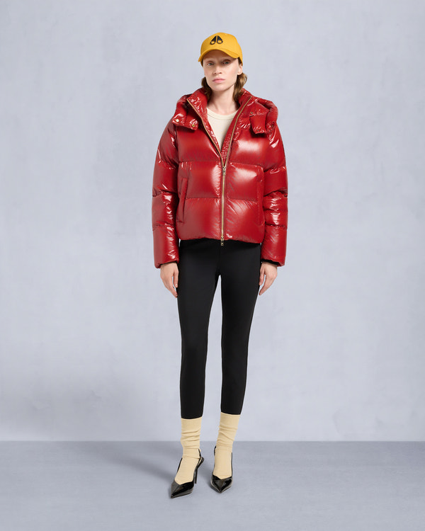 moose knuckles GOLD SERIES MOONSTONE PUFFER JACKET SUMAC