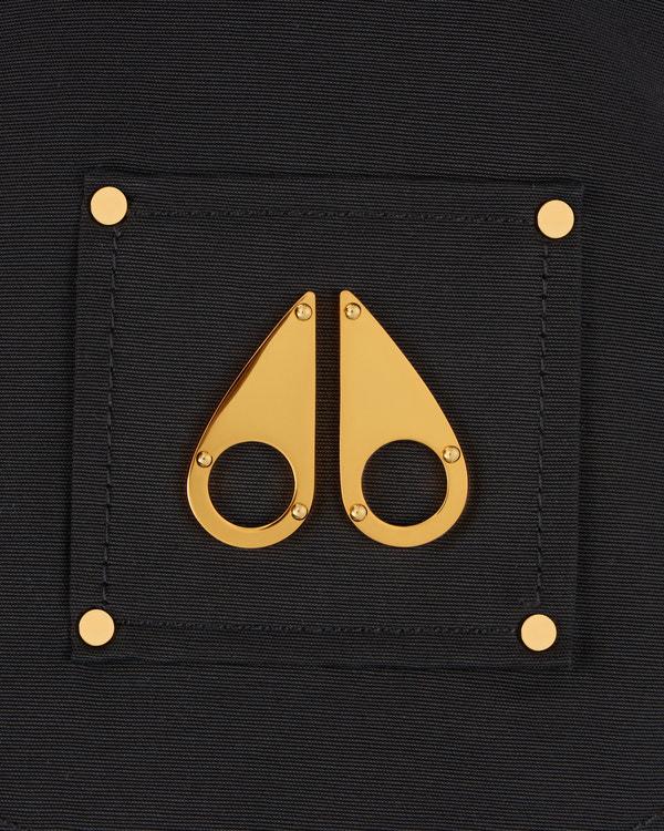 Moose Knuckles GOLD SERIES NOVA SHEARLING TRIM 3Q JACKET BLACK/BLACK