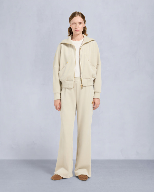 moose knuckles GOLD SERIES PRESTON FULL ZIP ALABASTER