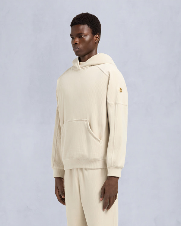 Moose Knuckles GOLD SERIES PRESTON HOODIE ALABASTER