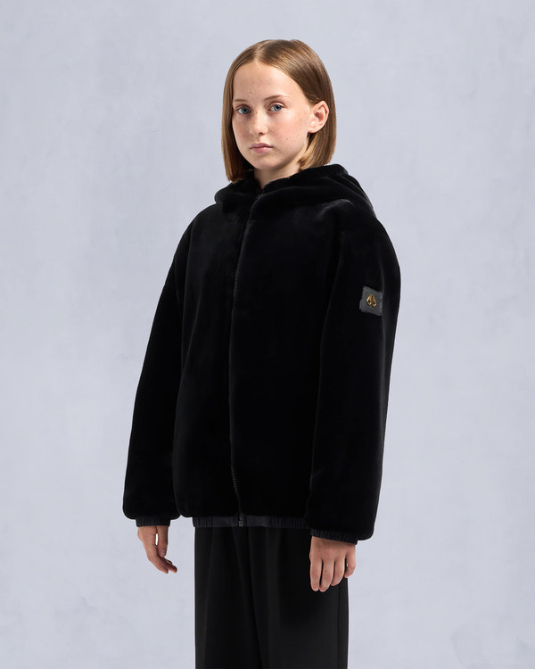 Moose Knuckles KIDS UNISEX GOLD SERIES SIMCOE REVERSIBLE BUNNY BLACK