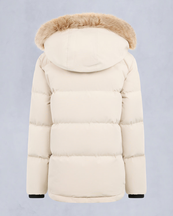 Moose Knuckles KIDS UNISEX ORIGINAL SHEARLING TRIM 3Q JACKET ALABASTER/BRONZE