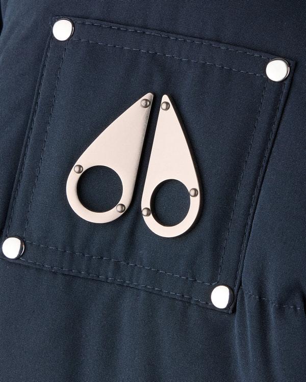 Moose Knuckles KIDS UNISEX ORIGINAL SHEARLING TRIM 3Q JACKET NAVY/BLACK