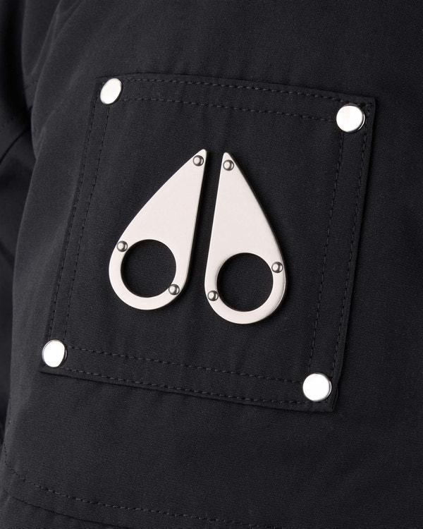 Moose Knuckles KIDS UNISEX ORIGINAL SHEARLING TRIM PARKA BLACK/BLACK