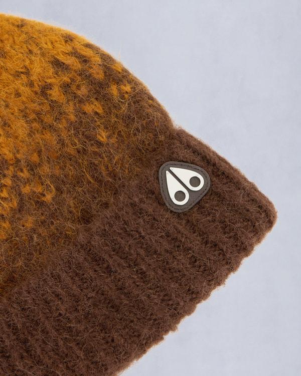 Moose Knuckles LUNA KNIT BEANIE BUTTERSCOTCH/ESPRESSO