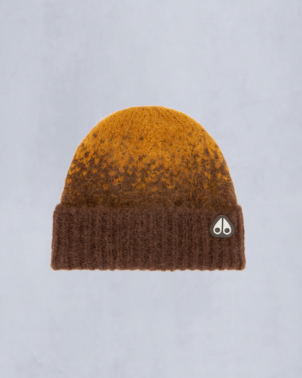 Moose Knuckles LUNA KNIT BEANIE BUTTERSCOTCH/ESPRESSO