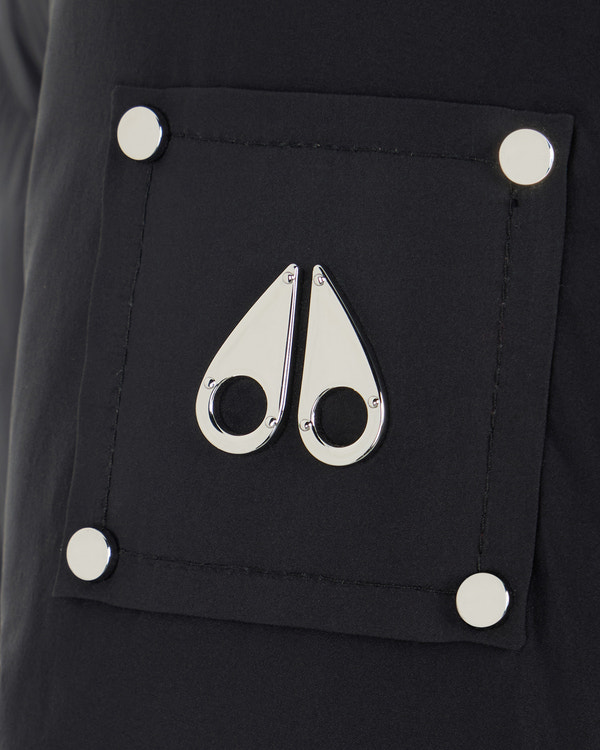 Moose Knuckles AKAI CROPPED PUFFER BLACK