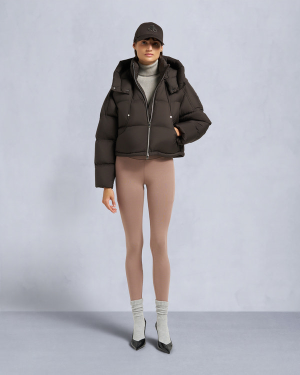 moose knuckles AKAI CROPPED PUFFER ESPRESSO