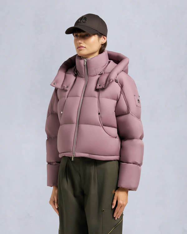 Moose Knuckles AKAI CROPPED PUFFER MAUVE
