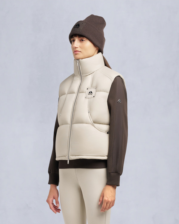 Moose Knuckles AKAI PUFFER VEST ALABASTER