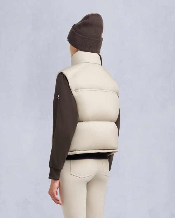 Moose Knuckles AKAI PUFFER VEST ALABASTER