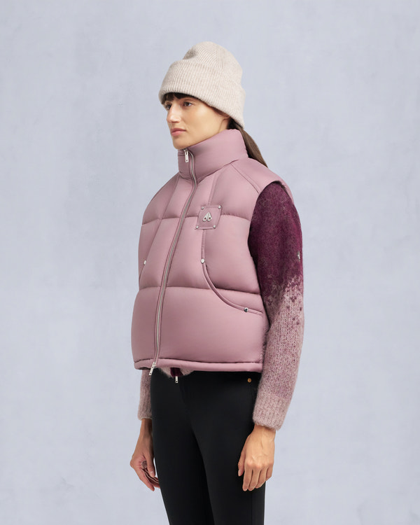 Moose Knuckles AKAI PUFFER VEST MAUVE